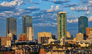 shackelford law firm fort worth texas city skyline photo